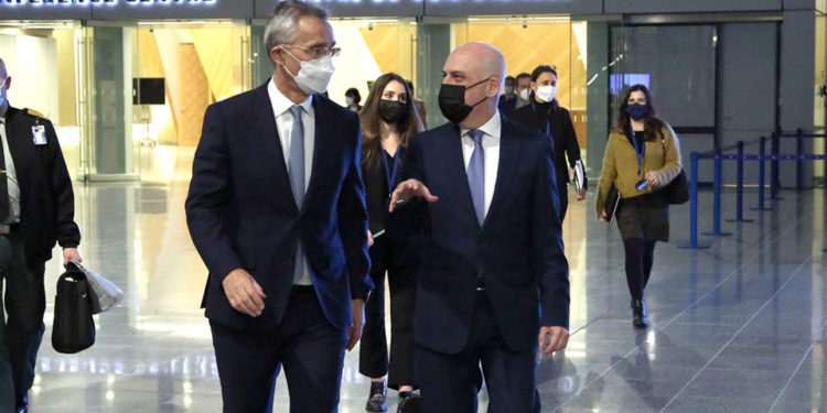 Georgian FM Meets with NATO Secretary General
