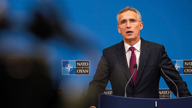 Secretary General Jens Stoltenberg has stated that Ukraine and Georgia can make their own self determined decisions to join NATO, without Russian interference. Source: NATO