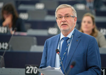MEP Michael Gahler during a debate. Image source: European Parliament
