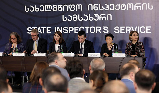 The inauguration of the State Inspector's Service in 2019.