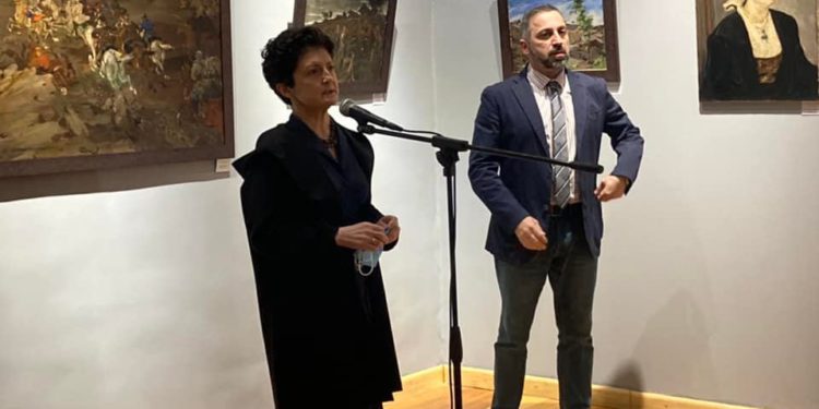 Exhibition of Valerian Sidamon-Eristavi Opens at Art Palace