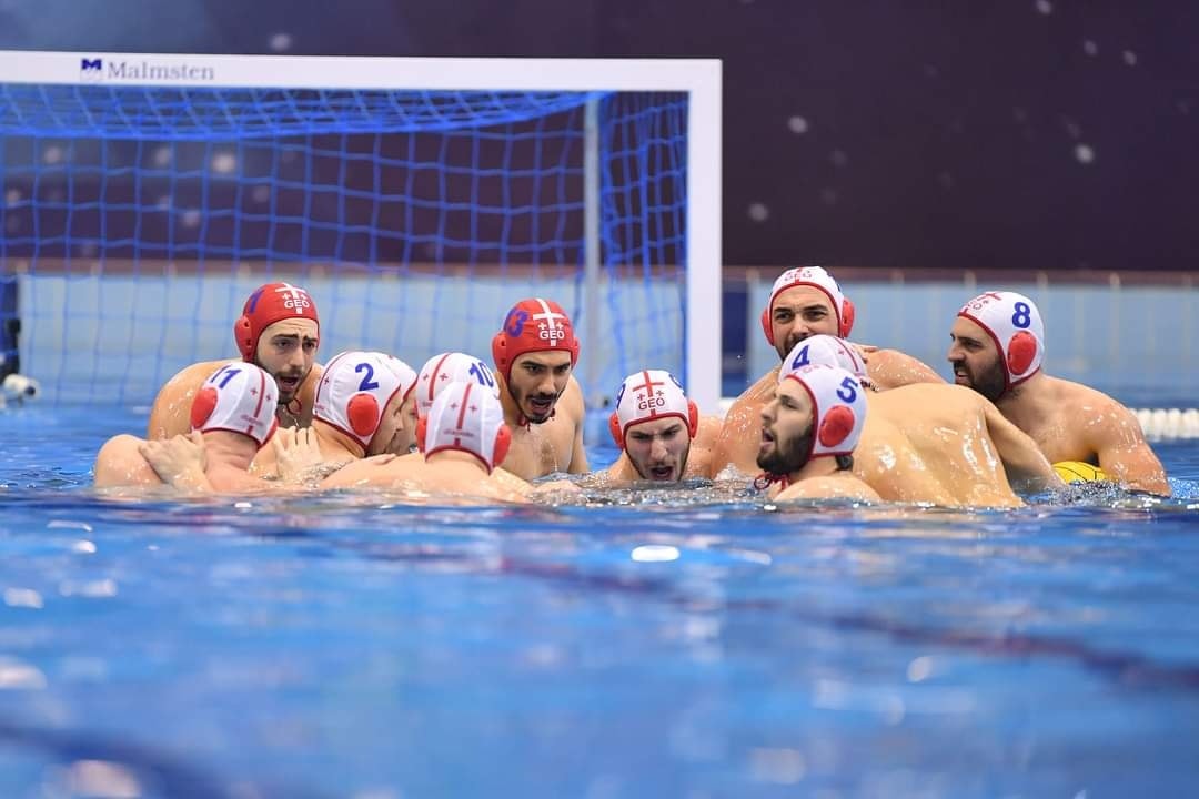 Georgia defeats Slovakia at European Water Polo Championship