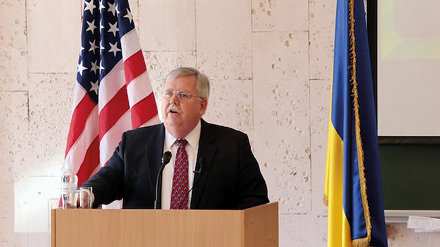 Former US Ambassador to Georgia, Ukraine and Russia John Tefft. Image source: The Moscow Times