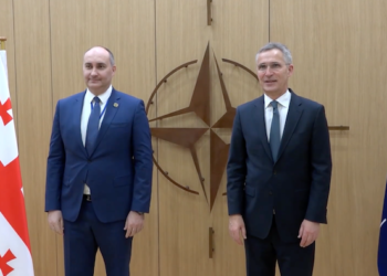 Georgian Defence Minister Holds Meetings at NATO HQ