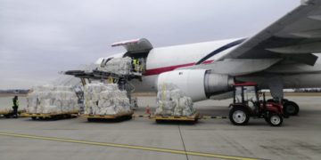 Georgian Cargo Airline Easycharter Delivers Humanitarian Cargo to Ukraine