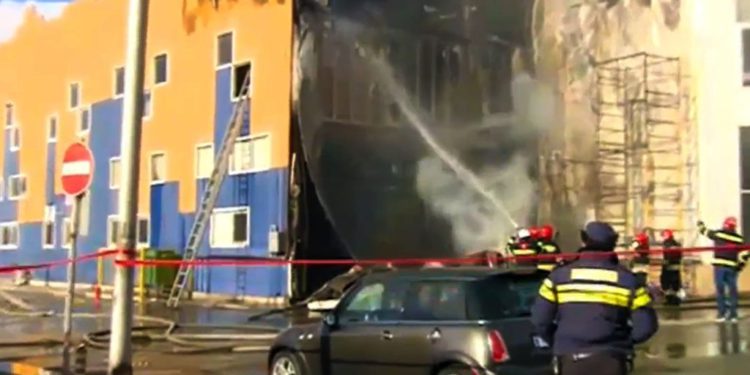 Fire at Eliava Market has been Extinguished