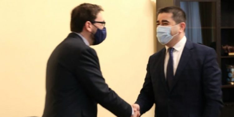 Meeting of Shalva Papuashvili with New Head of NATO Liaison Office