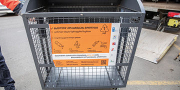 40 transparent collection bins were installed in residential areas of Tbilisi and Batumi