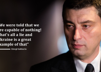 Giorgi Gakharia: We were Told We Were Capable of Nothing – It’s All a Lie and Ukraine is a Great Example of This