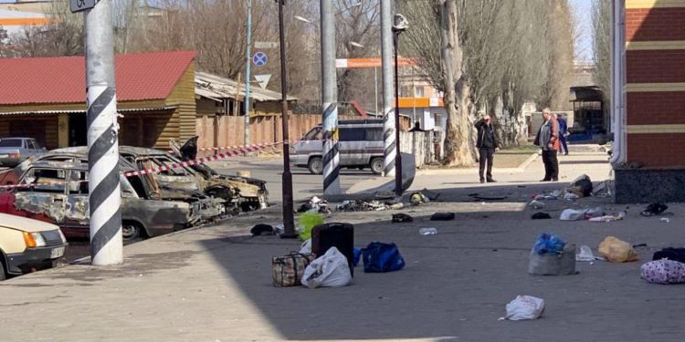 39 Killed Including 4 Children As Rockets Strike Kramatorsk Train Station in East