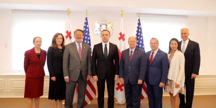 PM Discusses Deepening Georgia-US Strategic Partnership, Security Challenges with US Senators & Congressmen
