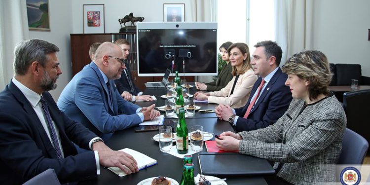 Czech Minister for European Affairs Reaffirmes his Support for Georgia on its Path to European Integration