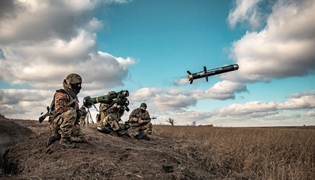 Ukrainian soldiers fire US-supplied Javelin missiles during military exercises in Donetsk region, Ukraine, prior to the invasion. Source: Ukrainian Ministry of Defense 