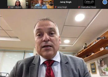 Israeli Ambassador Ran Gidor at the IDI Webinar in March