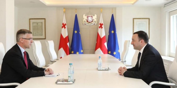 Irakli Garibashvili Meets with the Ambassador of Sweden