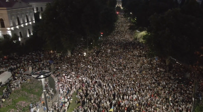 At Least 120,000 Georgians Attend Rally ‘Home To Europe’