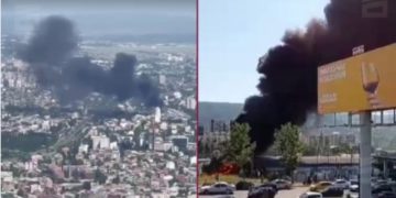 Fire Breaks Out in Isani District of Tbilisi