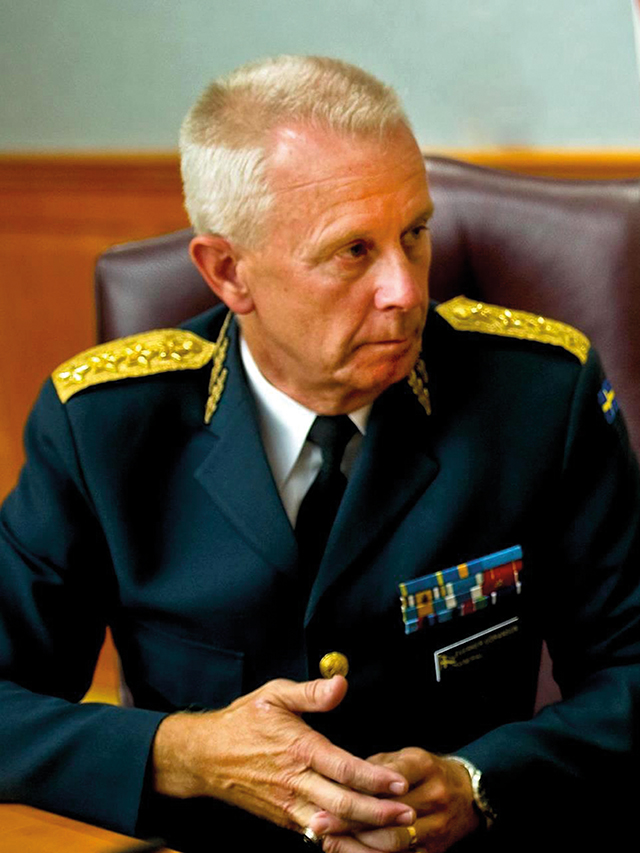 Sverker John Olof Göranson, Supreme Commander of the Swedish Armed Forces. Source: Wikipedia