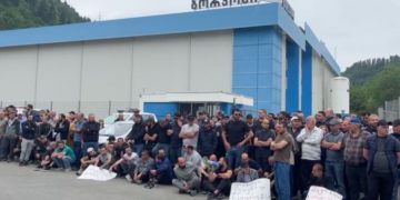 Borjomi Employees Picket Factories
