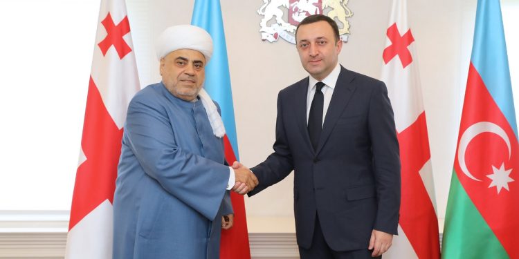 PM Meets with Chairman of Caucasian Muslims Office Underlining Azerbaijan is Not Only Georgia’s Neighbor, but also Brotherly Nation