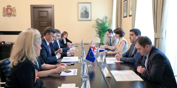 Parliament Speaker Meets Chairman, Members of EP Foreign Affairs Committee