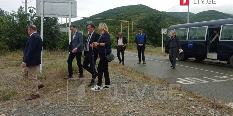 MEPs Visit Occupation Line - Georgia Today