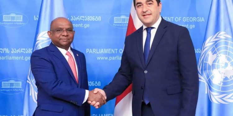 Parliament Speaker Meets UN General Assembly President