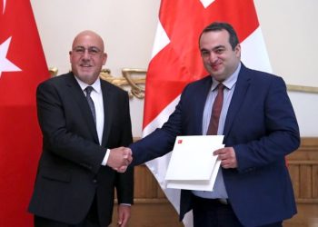 New Turkish Ambassador Hands Credentials to First Deputy Minister of Foreign Affairs of Georgia