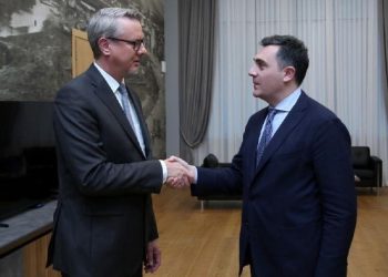 Georgian FM Holds Farewell Meeting with EU Ambassador to Georgia