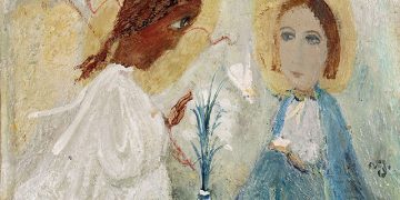 Annunciation. Oil on canvas. 1987