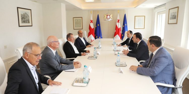 PM Meets CEO of Mivtach Shamir Holdings Ltd Discussing Significant Strategic Location of Georgia
