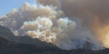 Specialized Turkish Aircraft Fighting Borjomi Fire