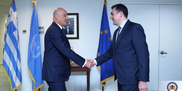 Ilia Darchiashvili Meets with his Greek Counterpart, Discusses Bilateral Cooperation
