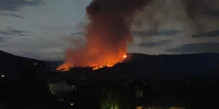 Fire Breaks Out in Three Locations around Tbilisi