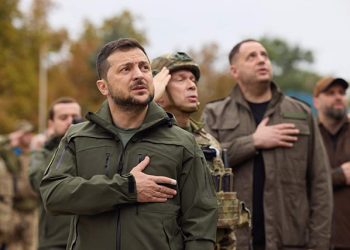 Zelensky in Izium