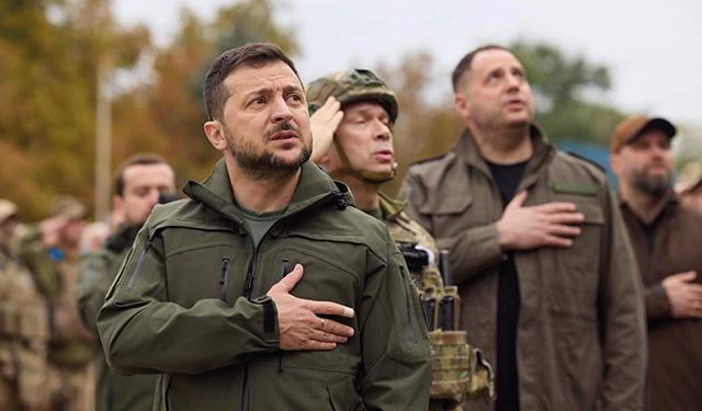 Zelensky in Izium