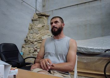 Georgian conservationist, Nika Kerdikoshvili, who is working in Lagodekhi to protect the Caucasian Tur