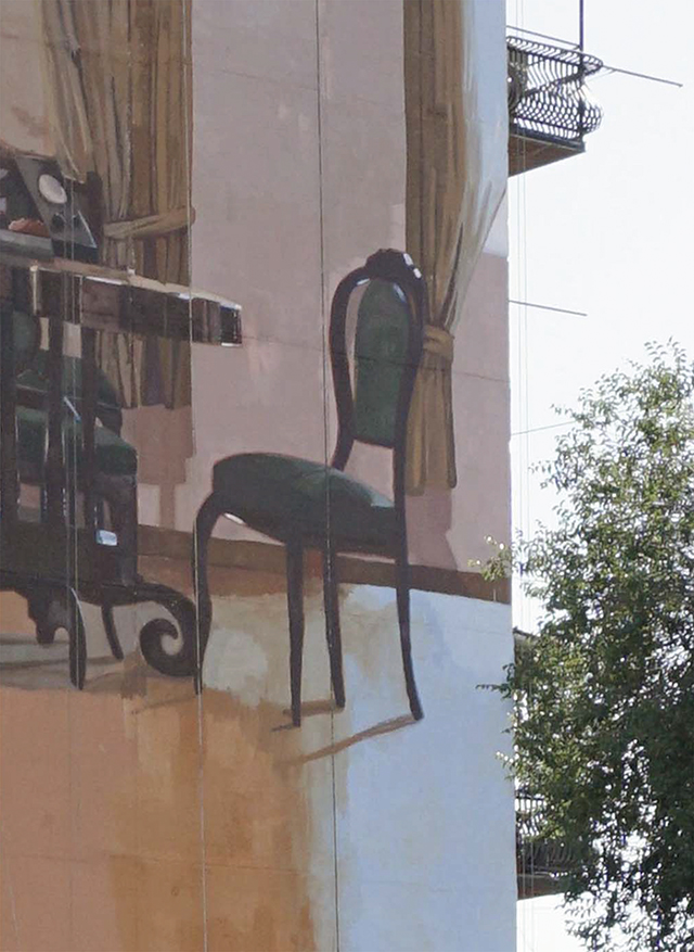 Tbilisi Mural Fest 2022 Mohamed I'Ghacham Artwork on 31 Makashvili St. Source: Mohamed I'Ghacham