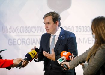 Diego Callas Condemns Anti-western Rhetorics, Shares Concerns Over the Attacks on US Ambassador Kelly Degnan Source: Embassy of France in Georgia