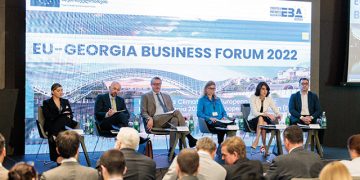 The European Business Association hosted the EU-Georgia Business Forum 2022. The forum was attended by over 300 people, including EU Ambassador to Georgia, representatives of the Georgian government, business support organizations, European businesses from different sectors, the diplomatic corps, international organizations and financial institutions
