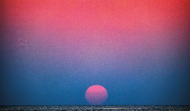 The sunsets did not disappoint, with one a very minimalist affair, the orb turning almost monochrome before hitting the horizon