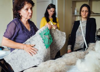 Tushetian Felting at Mzemoe