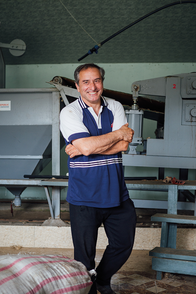 Based in Zemo Alvani, Dito Arindauli is the only person in Georgia who processes Tushetian wool