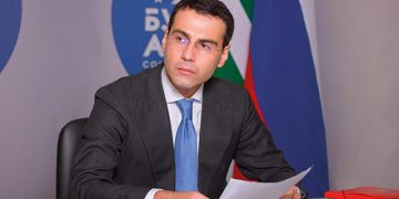 Inal Ardzinba, Minister of Foreign Affairs of the de facto Abkhazian regime. Source: oc-media.org