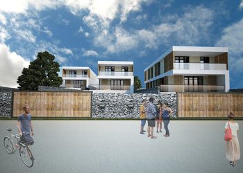 A war is going on, but in Georgia, the suburbs see beautiful opulent villas popping up ubiquitously at an amazing pace. Source: Tsavkisi Panorama