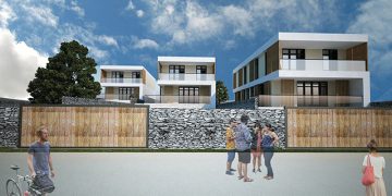 A war is going on, but in Georgia, the suburbs see beautiful opulent villas popping up ubiquitously at an amazing pace. Source: Tsavkisi Panorama