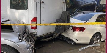10 Cars Damaged as a Result of Accident on Guramishvili Avenue