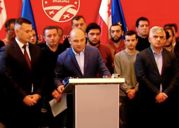 Levan Khabeishvili Puts forward His Candidacy for the Post of UNM Chairman