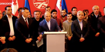 Levan Khabeishvili Puts forward His Candidacy for the Post of UNM Chairman