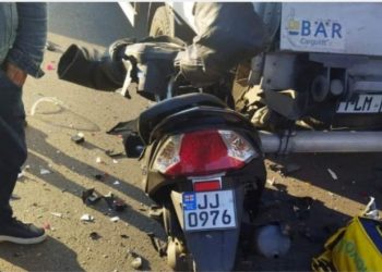 Courier Dies in Car Accident in Tbilisi